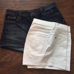 New York & Company Shorts - 2 pairs